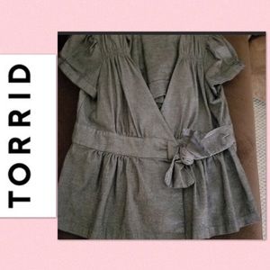 Torrid side tie jacket - Size 3